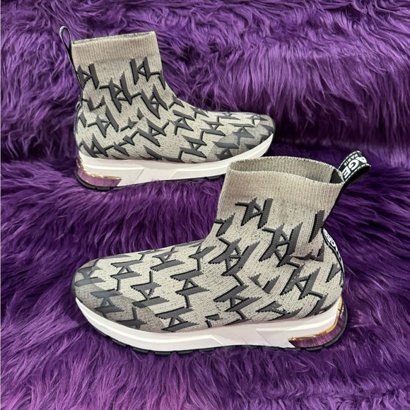 Karl Lagerfeld Women's Sock Logo Shoes - Picture 1 of 5